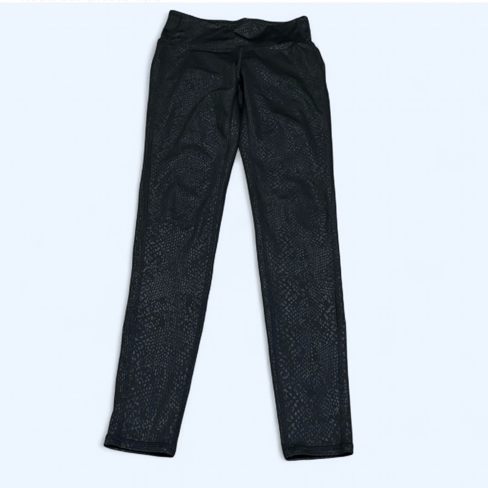 Athleta Black Patterned Leggings